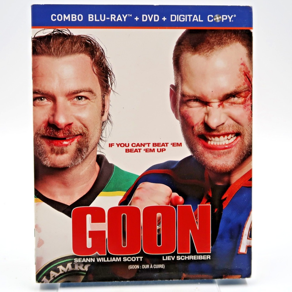 Goon Blu-ray DVD Combo Seann William Scott Liev Schreiber Hockey Comedy Movie